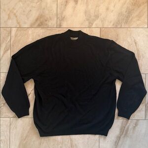 Pronto- Uomo Black Crewneck Sweater
